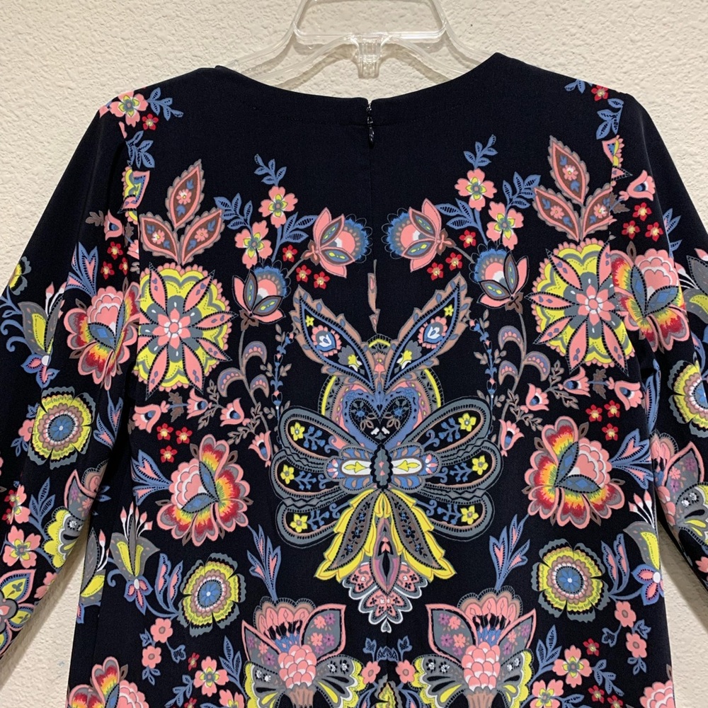 LOFT Mulit Color Prints Mini Dress - Picture 5 of 8